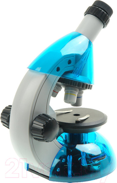 Изображение товара Микроскоп оптический Микромед Атом 40x-640x / 27388 (лазурь)