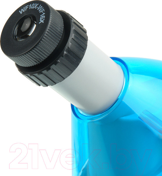 Изображение товара Микроскоп оптический Микромед Атом 40x-640x / 27388 (лазурь)