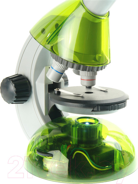 Изображение товара Микроскоп оптический Микромед Атом 40x-640x / 27385 (лайм)