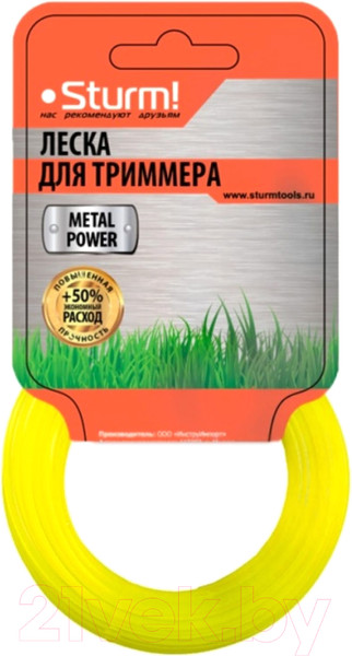 Изображение товара Леска для триммера Sturm! GT3535-3.0-0М-10