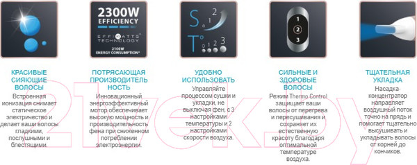 Изображение товара Фен Rowenta CV5830F0