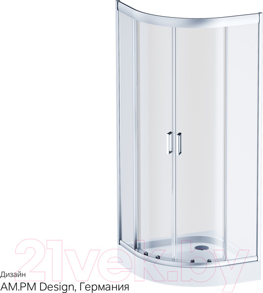 Изображение товара Душевой уголок AM.PM Gem W90G-401-080WT