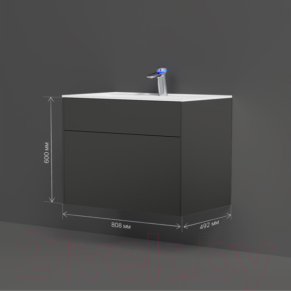 Изображение товара Тумба под умывальник AM.PM Inspire V2.0 M50AFHX0803GM