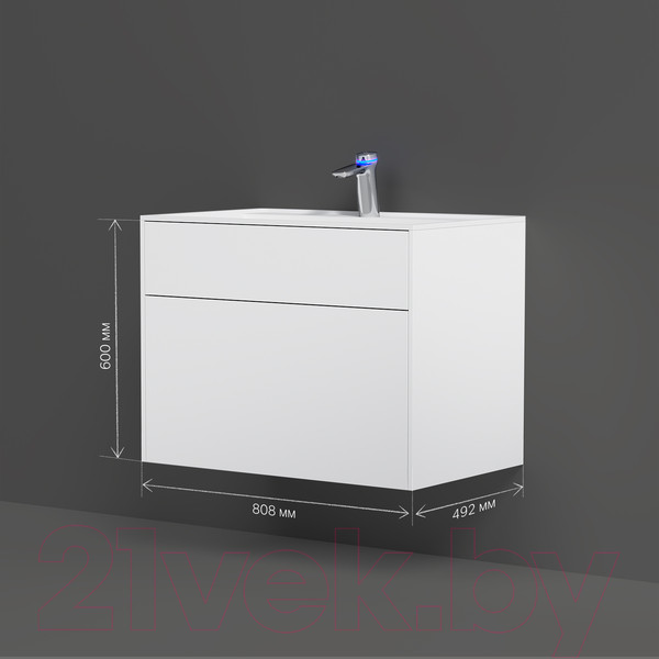 Изображение товара Тумба под умывальник AM.PM Inspire V2.0 M50AFHX0803WM