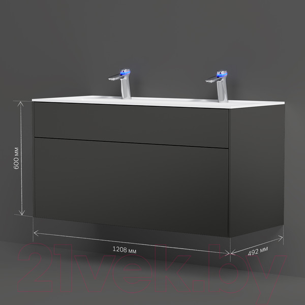 Изображение товара Тумба под умывальник AM.PM Inspire V2.0 M50AFHX1203GM