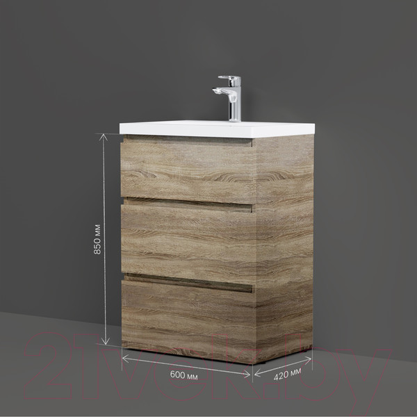 Изображение товара Тумба под умывальник AM.PM Gem S M91FSX0602OF