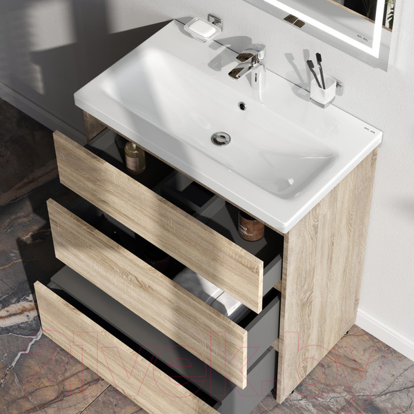 Изображение товара Тумба под умывальник AM.PM Gem S M91FSX0752OF