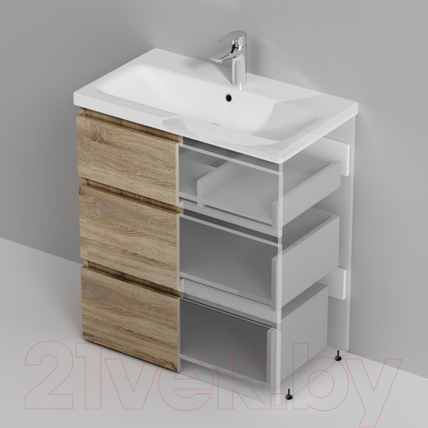 Изображение товара Тумба под умывальник AM.PM Gem S M91FSX0752OF