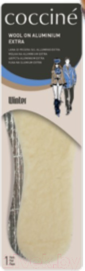 Изображение товара Стельки для обуви Coccine Aluminium Extra шерсть (р.37)