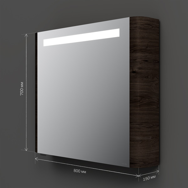 Изображение товара Шкаф с зеркалом для ванной AM.PM Sensation M30MCL0801TF