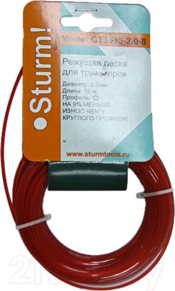 Изображение товара Леска для триммера Sturm! GT3535-3.0-8-15
