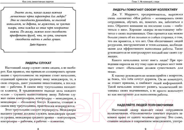 Изображение товара Книга Попурри Как стать эффективным лидером (Карнеги Д.)