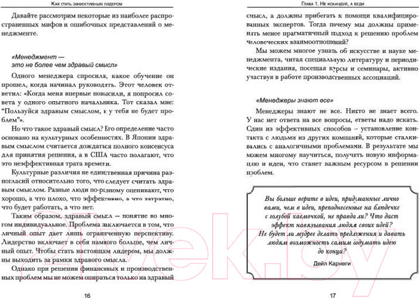 Изображение товара Книга Попурри Как стать эффективным лидером (Карнеги Д.)