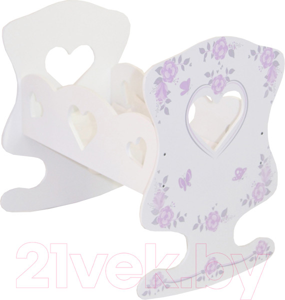 Изображение товара Аксессуар для пупса Paremo Кроватка-люлька Розали Мини / PDA220-01M (пастель)