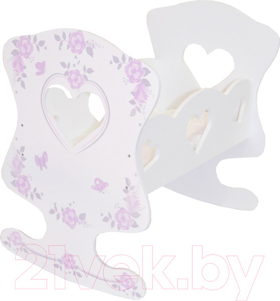 Изображение товара Аксессуар для пупса Paremo Кроватка-люлька Розали Мини / PDA220-01M (пастель)