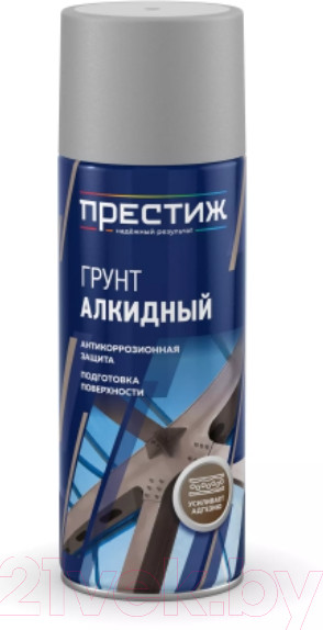 Изображение товара Грунтовка ПРЕСТИЖ Алкидный универсальный (425мл, серый)