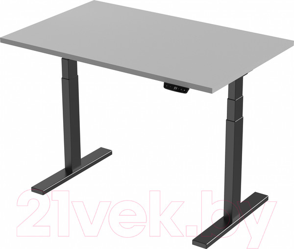 Изображение товара Стол с подъемным механизмом Smartstol 160x80x3.6 (черный/серый камень)