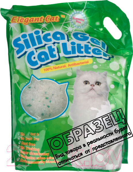 Изображение товара Наполнитель для туалета Elegant Cat Яблоко (50л/20кг)