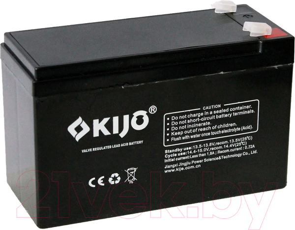 Изображение товара Аккумуляторная батарея Kijo 12V 1.3Ah / 12V1.3AH