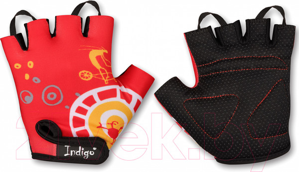 Изображение товара Велоперчатки Indigo Sport Винтик SB-01-8825 (XS, красный)