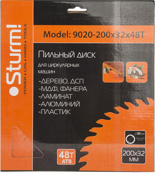 Изображение товара Пильный диск Sturm! 9020-200-32-48T