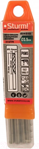 Изображение товара Набор сверл Sturm! 1055-04-3S5-SS10