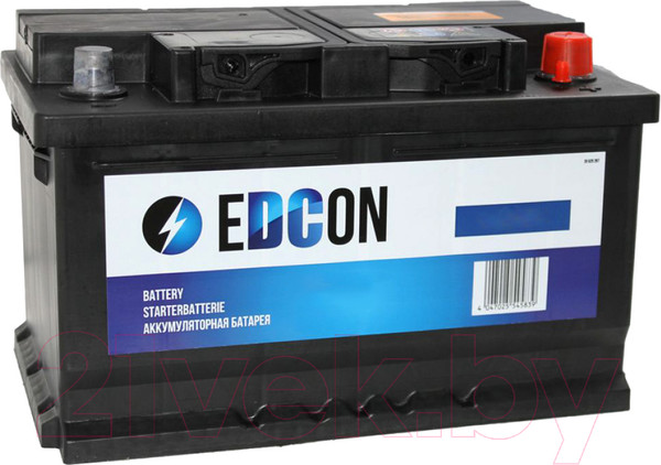 Изображение товара Автомобильный аккумулятор Edcon DC70720R (70 А/ч)