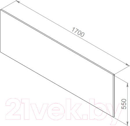 Изображение товара Экран для ванны AM.PM Inspire 2.0 W52A-170-075W-P