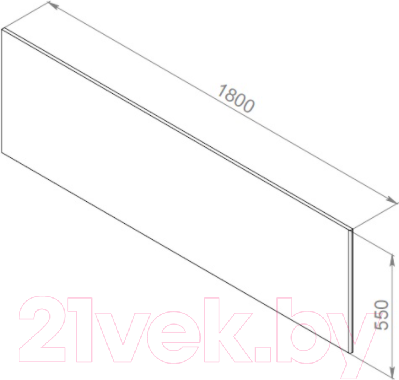 Изображение товара Экран для ванны AM.PM Inspire 2.0 W52A-180-080W-P