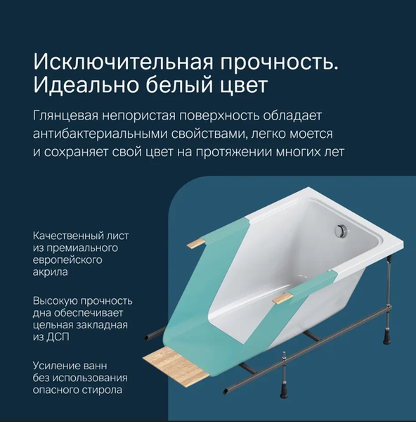 Изображение товара Ванна акриловая AM.PM Like W80A-170-070W-A