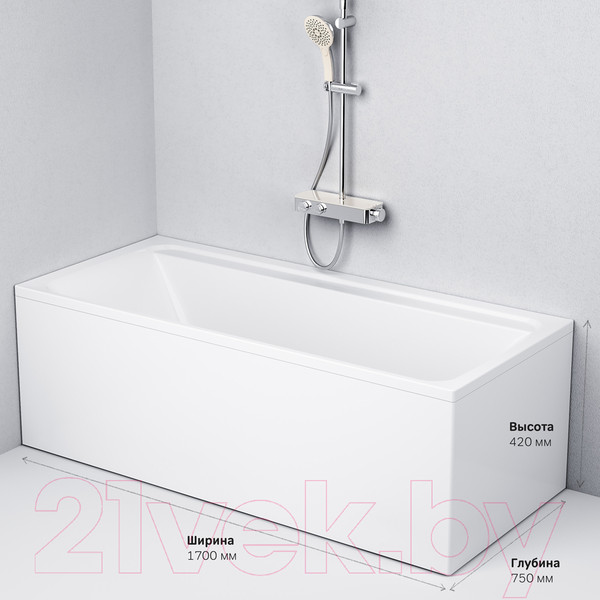 Изображение товара Ванна акриловая AM.PM Inspire 2.0 W52A-170-075W-A