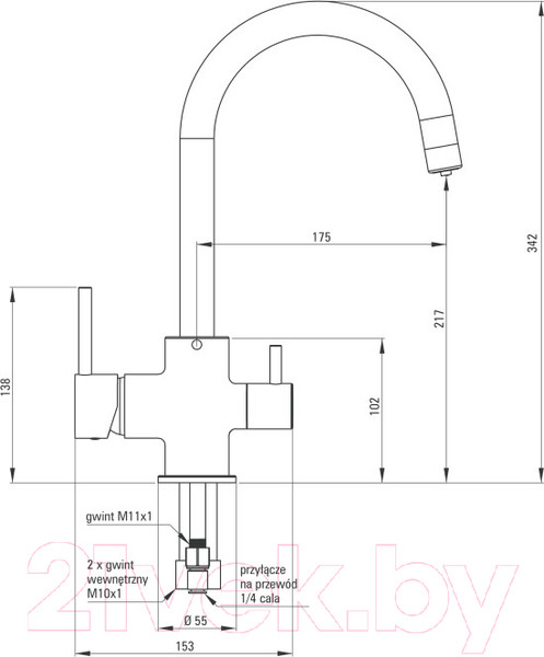 Изображение товара Смеситель Deante BCH 064M