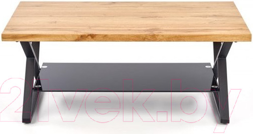 Изображение товара Журнальный столик Halmar Xena Prostokat (натуральный дуб/черный)