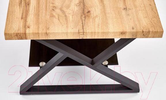 Изображение товара Журнальный столик Halmar Xena Prostokat (натуральный дуб/черный)