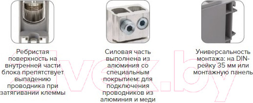 Изображение товара Клемма EKF PROxima PLC-KVS-16-50-Y-Green