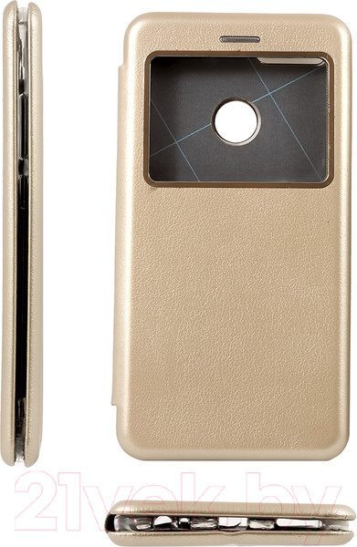 Изображение товара Чехол-книжка Case Round Edge для Mi A1 Mi5X (золото)