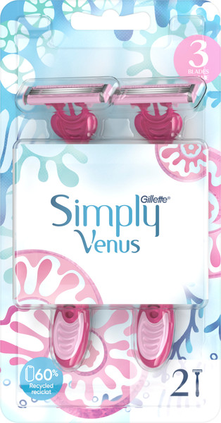 Изображение товара Набор бритвенных станков Gillette Simply Venus 3 Basic (2шт)
