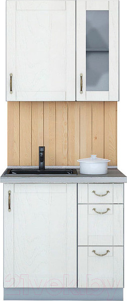 Изображение товара Кухонный гарнитур Интерлиния Мила Крафт 0.8 (дуб полярный)