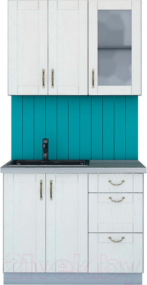 Изображение товара Кухонный гарнитур Интерлиния Мила Крафт 1.0 (дуб полярный)