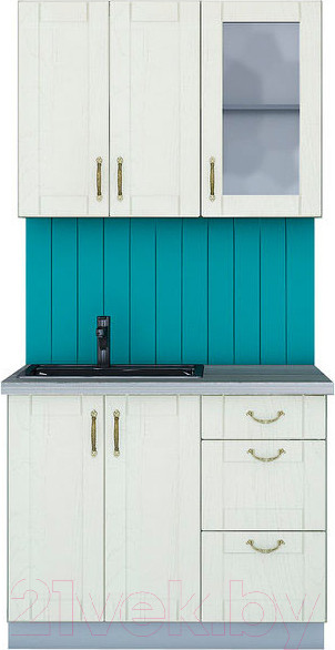 Изображение товара Кухонный гарнитур Интерлиния Мила Крафт 1.0 (дуб снежный)