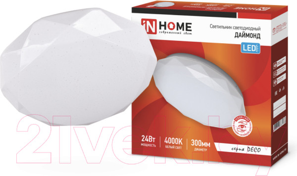 Изображение товара Потолочный светильник INhome Deco Даймонд / 4690612033679