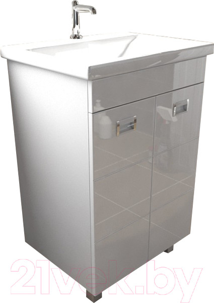 Изображение товара Тумба с умывальником Emmy Монтана 50 + S-UM-COM50/1-w