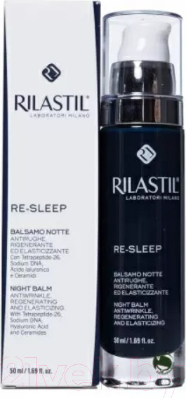 Изображение товара Бальзам для лица Rilastil Re-Sleep ночной регенерирующий против морщин (50мл)