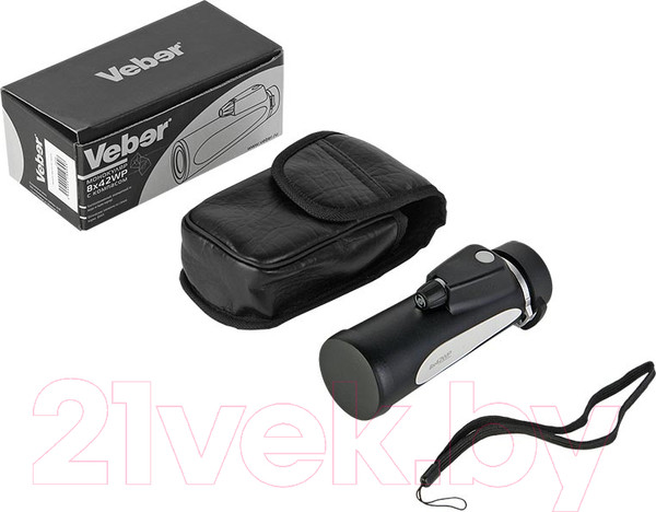 Изображение товара Монокуляр Veber 8x42 WP / 25838 (с компасом)
