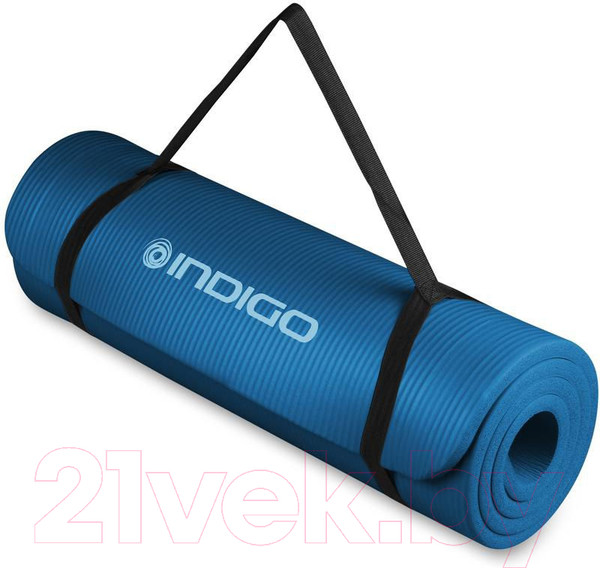 Изображение товара Коврик для йоги и фитнеса Indigo Sport NBR IN104 (синий)