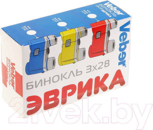 Изображение товара Бинокль Veber Эврика 3х28Y / 27217
