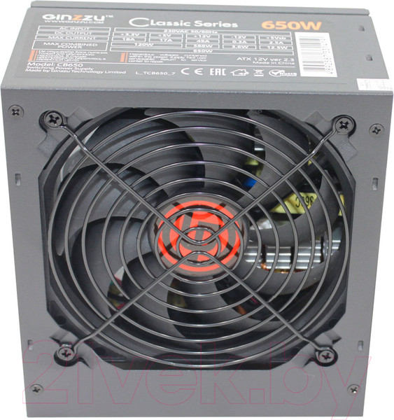 Изображение товара Блок питания для компьютера Ginzzu CB650 650W