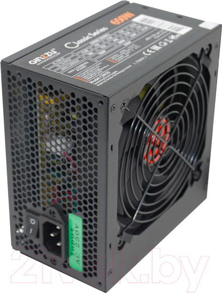 Изображение товара Блок питания для компьютера Ginzzu CB650 650W