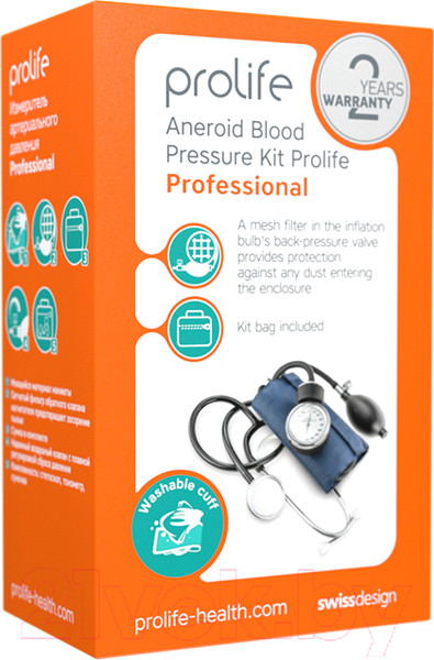 Изображение товара Тонометр Prolife Professional + манжета