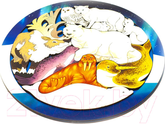 Изображение товара Развивающая игрушка Нескучные игры Северный полюс. Зоопазл / 8276